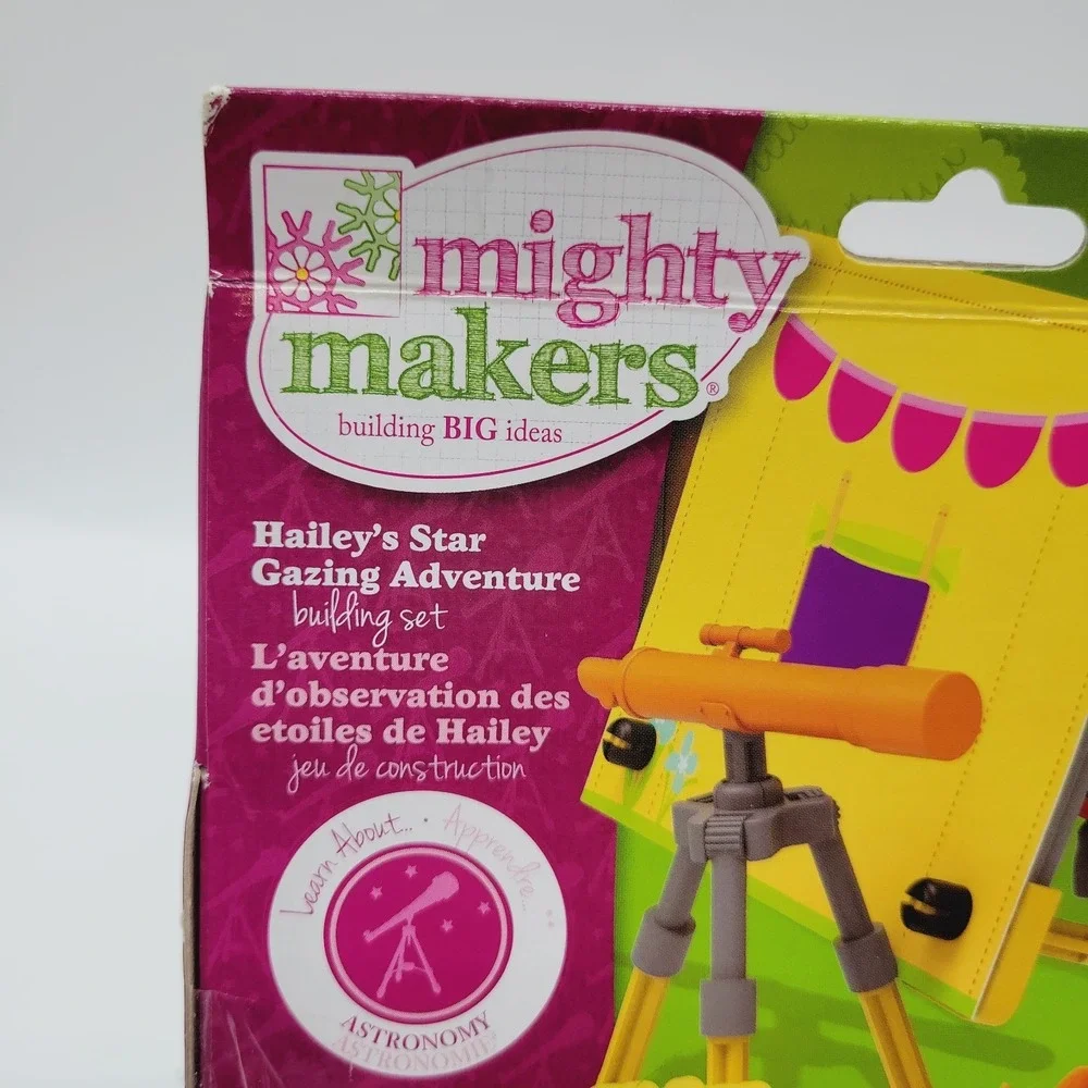 2016 K'nex Mighty Makers Hailey's Stargazing Adventure Playset Camping 49pc Set